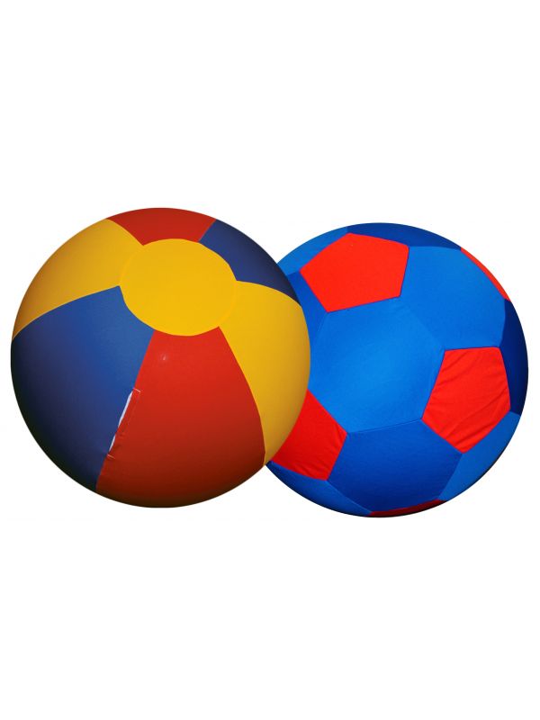 Jolly Mega Ball Cover 100cm rood/blauw